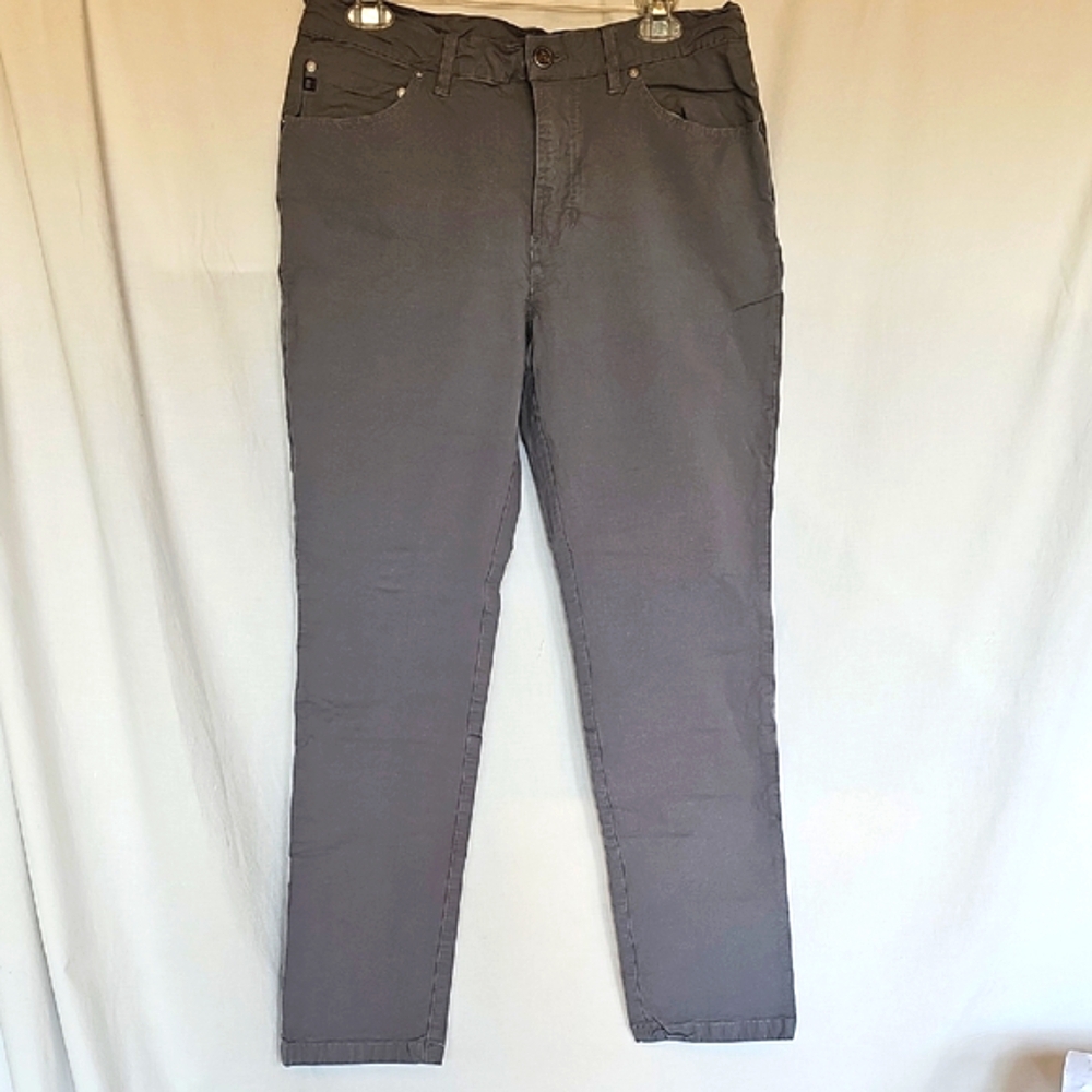 Free Fly Apparel Gray Mens Pants 70% Cotton 28% viscose From Bamboo